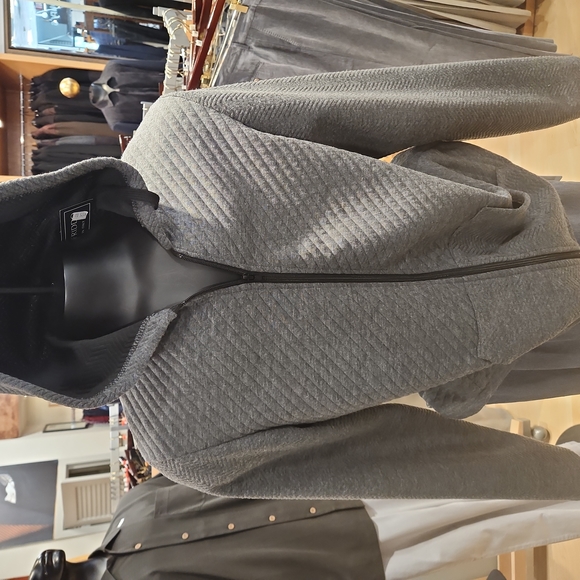 Hooded lightweight full zip jacket. Made in Italy - Picture 1 of 1